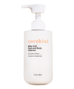 milky-soft face and body cleanser